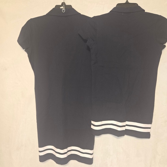 Navy Blue Polo Dress Size M Adults with matching Girls Dress Size 8 - Picture 2 of 8